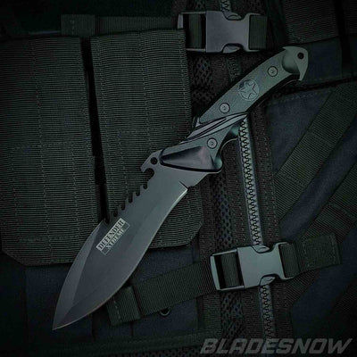 Fixed Blade Tactical Survival Combat Knife with Sheath