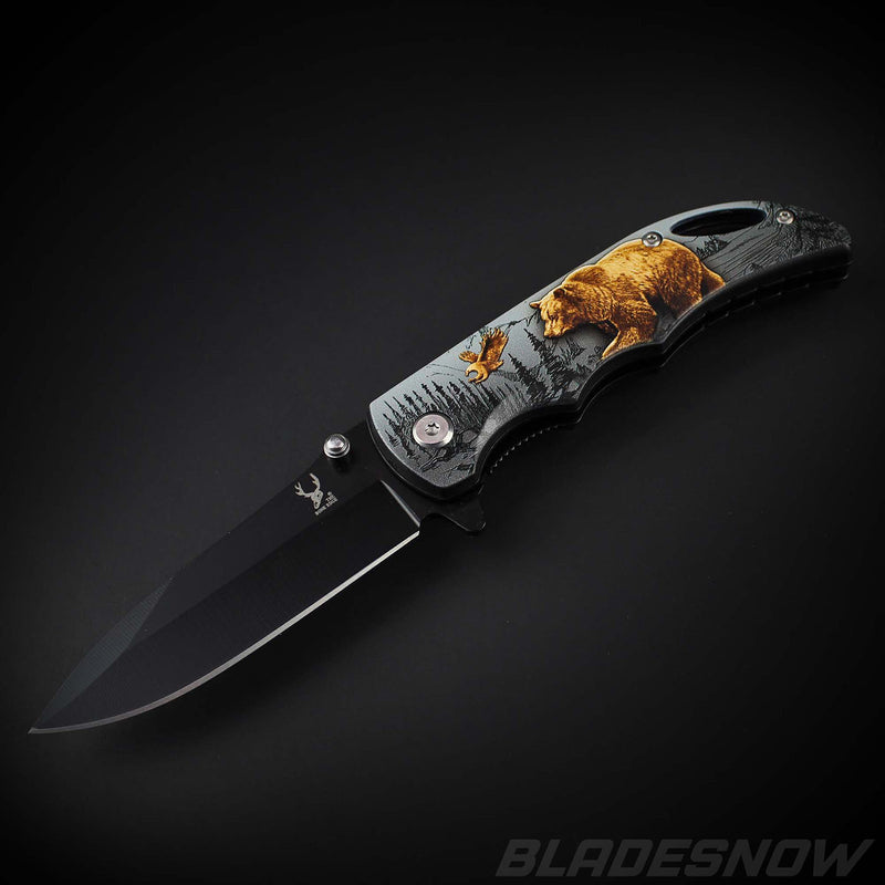 Grizzly Bear Spring Assisted Pocket knife