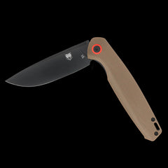 Cobratec Rath D2 Pocket Knife G10 Composite Brown