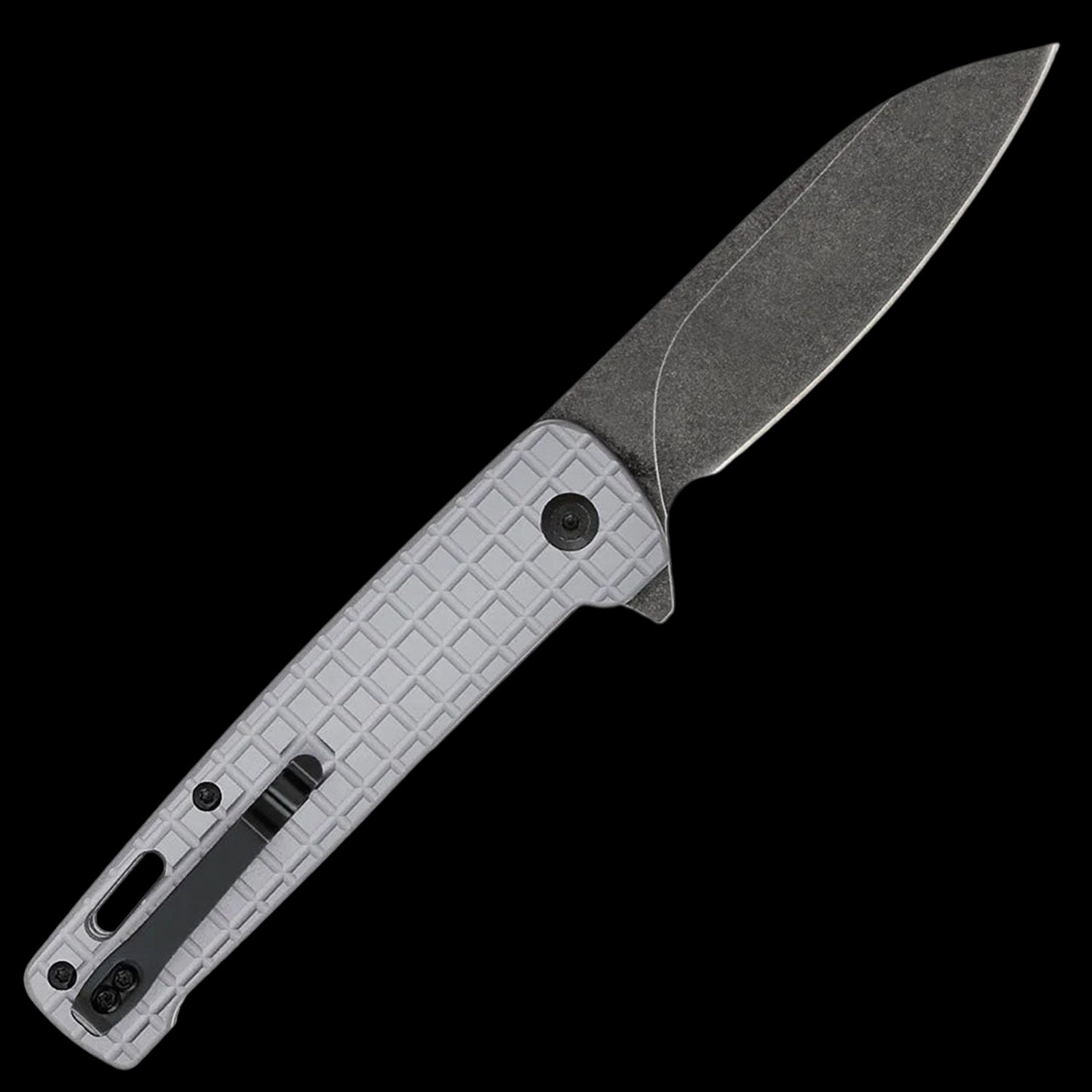 Cobratec Rhino D2 Stonewashed Folding Pocket Knife Grey