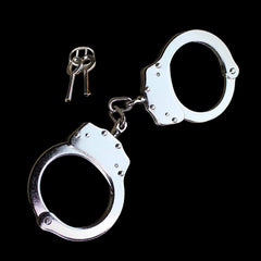 Pro Handcuffs Double Locking Nickel Plated