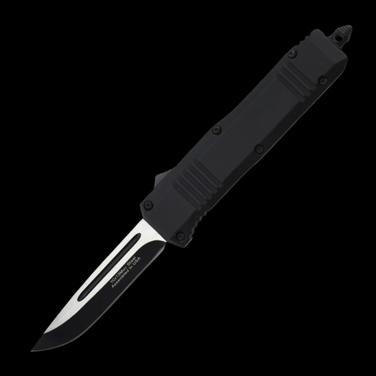 Stealth Mini Dual Action OTF Knife Black