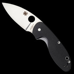 Spyderco Efficient Pocket Knife Black G10 Handle