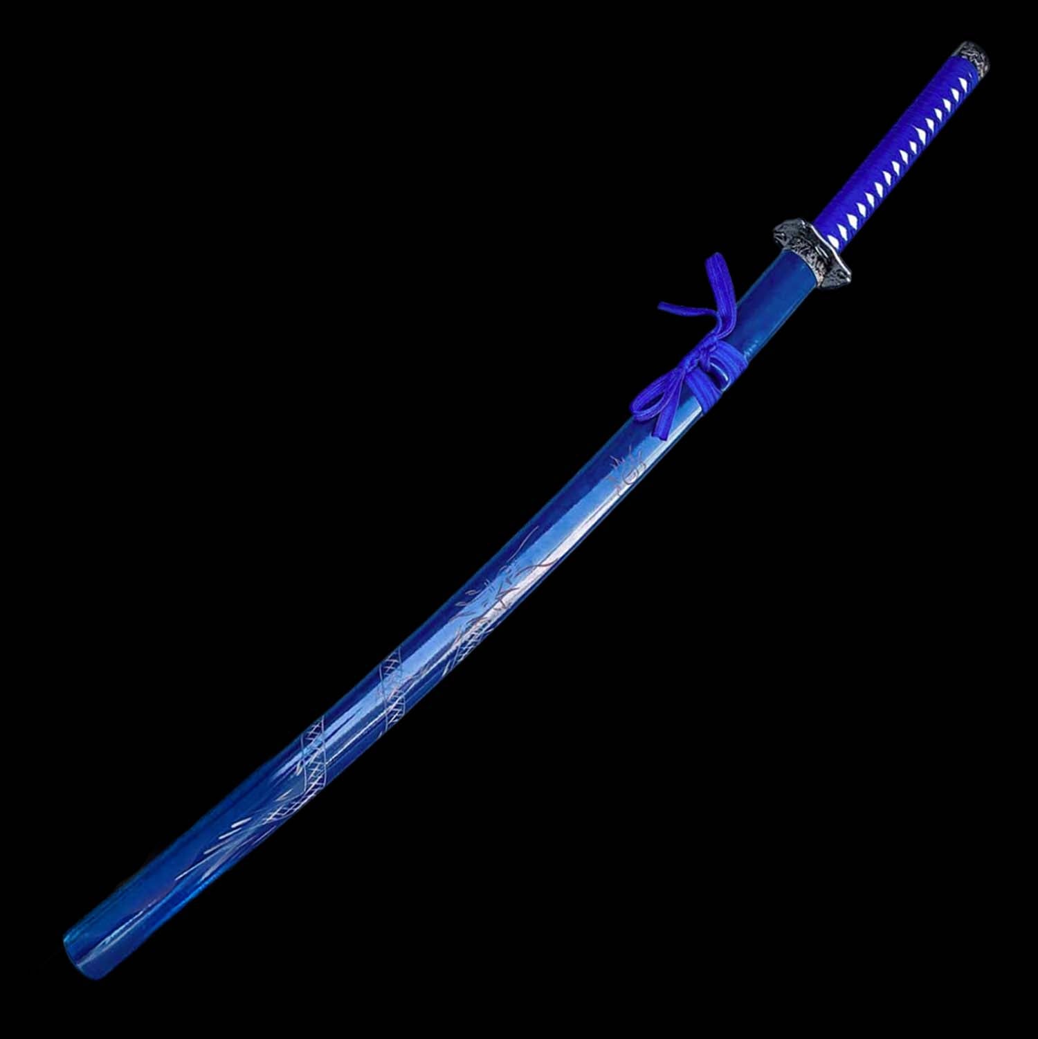 Blue Dragon Collectible Display Katana Sword (dull blade)