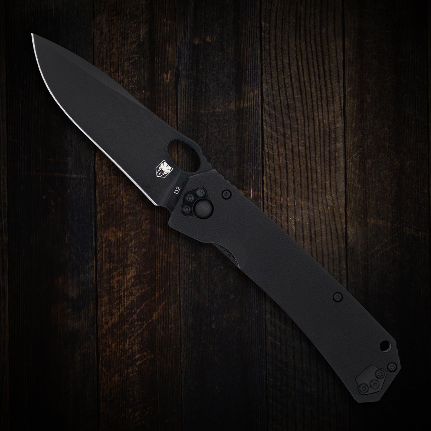 Cobratech Raven D2 Pocket Knife G10 Black