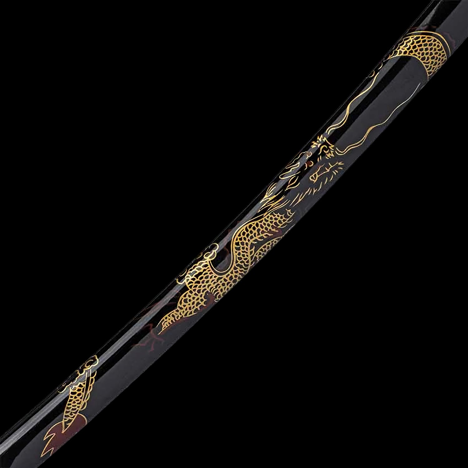 Onikiri Golden Dragon Samurai Katana Sword Battle Ready 1045 Steel Handmade