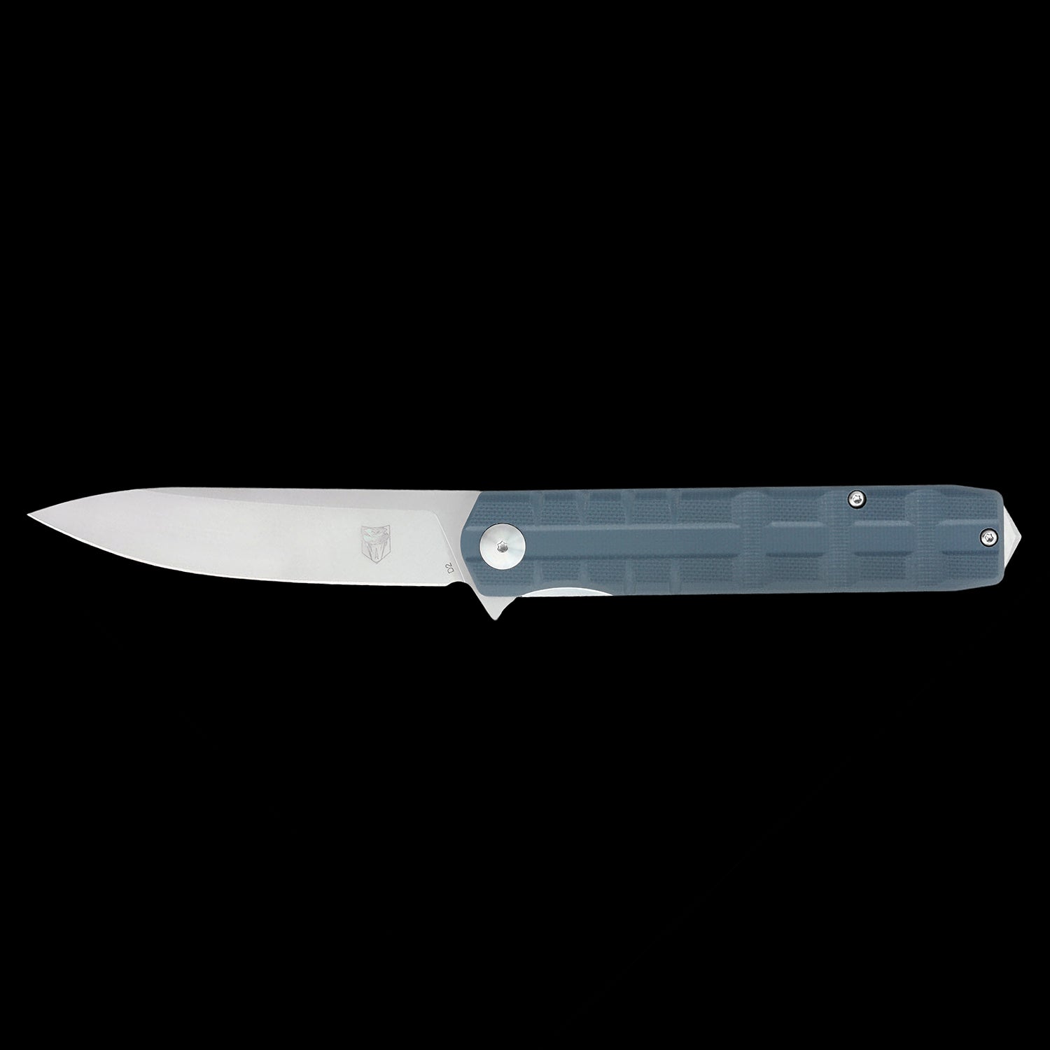 Cobratec Kuzio Pocket Knife D2 - Ball Bearing Gray G10