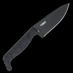 Cobratec Kingpin Fixed Blade Knife D2 with Kydex Sheath - Black G10