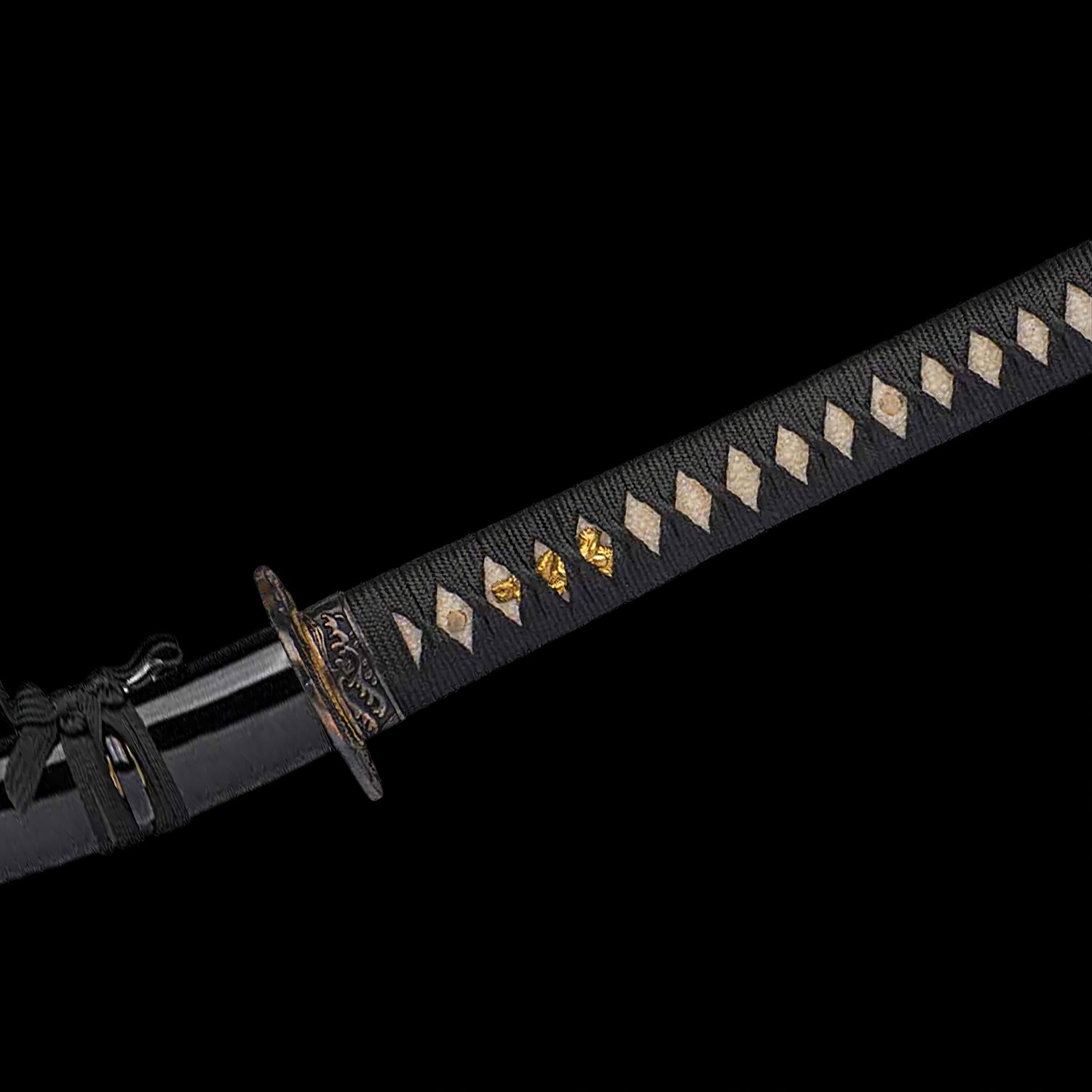 Onikiri Golden Dragon Samurai Katana Sword Battle Ready 1045 Steel Handmade