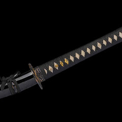 Onikiri Golden Dragon Samurai Katana Sword Battle Ready 1045 Steel Handmade