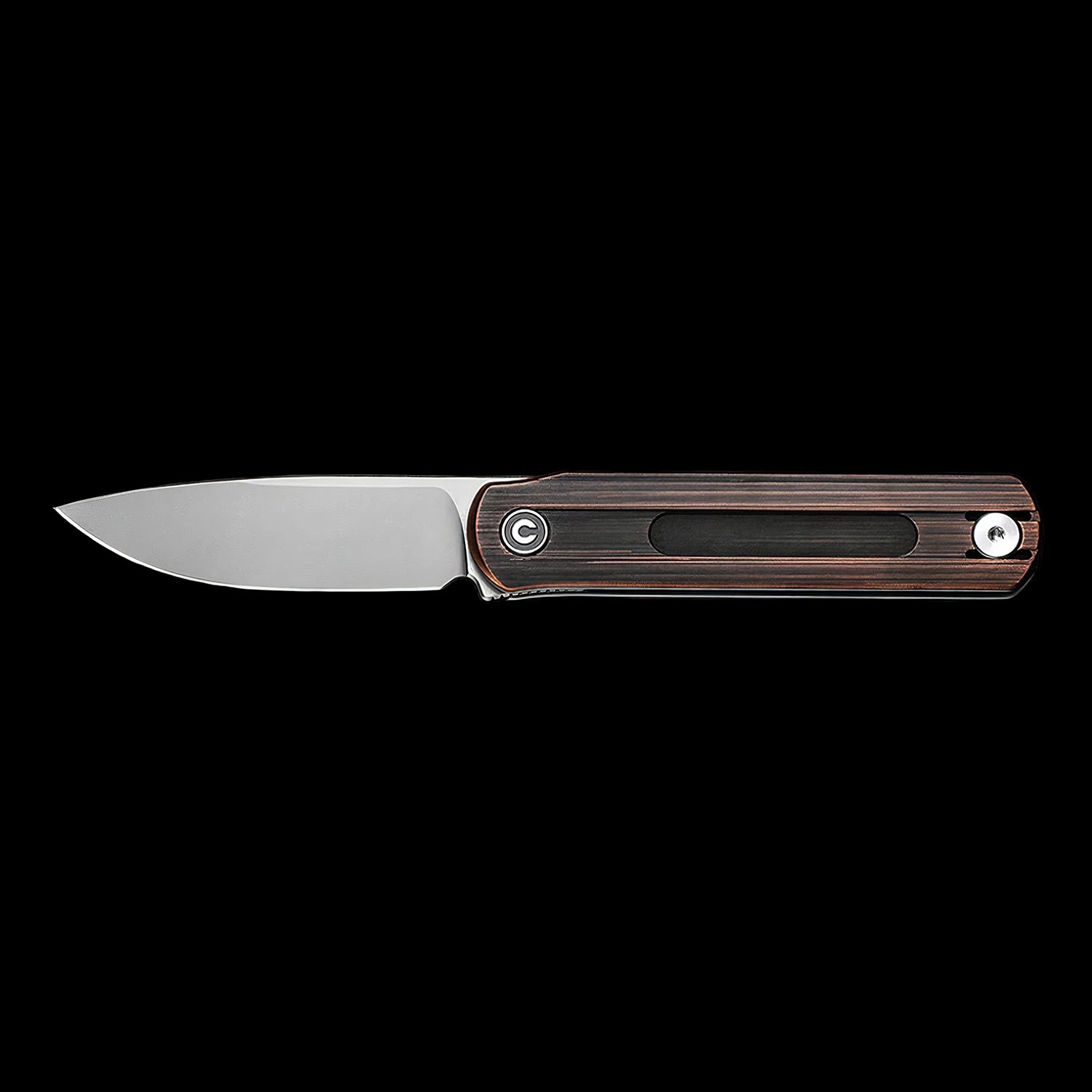 CIVIVI Foldis Nitro-V Steel Slip Joint Top Flipper Knife Copper Handle