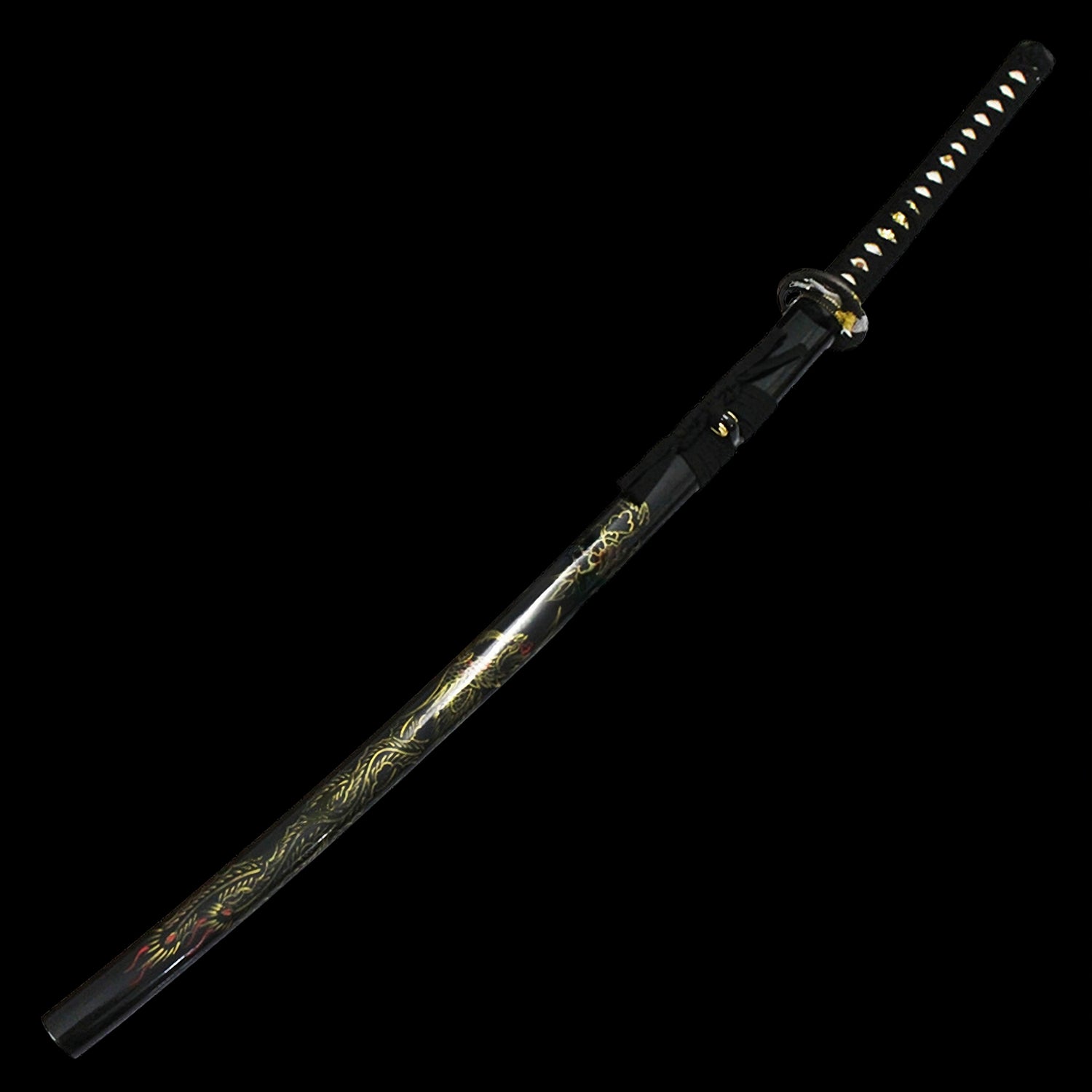 Onikiri Gold Phoenix Samurai Katana Sword Battle Ready 1045 Steel Handmade