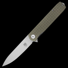 Cobratec Medium Cayden Pocket Knife D2 - Ball Bearing Tan Textured G10