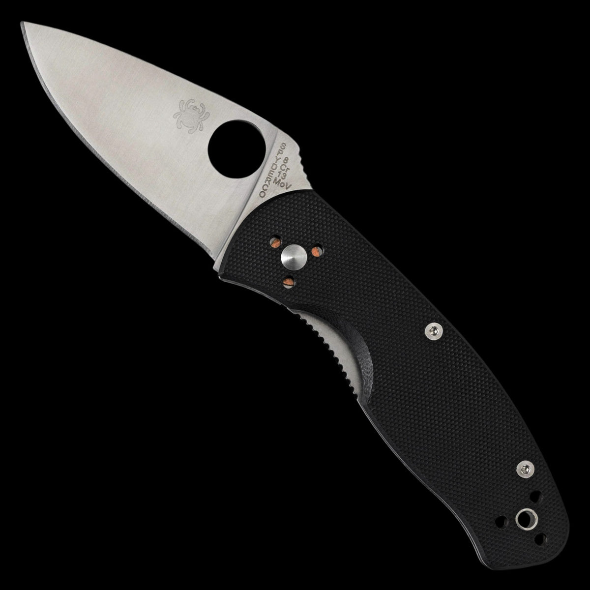 Spyderco Persistence Pocket Knife Black G10 Handle