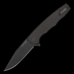 Ocaso Knives Strategy Folder Folder D2 - Carbon Fiber & G10 Black