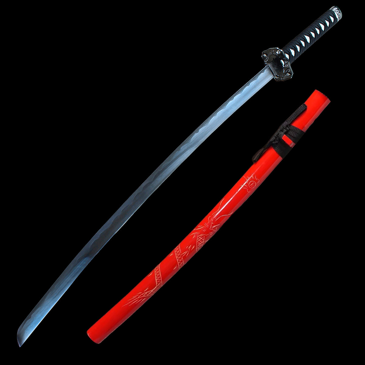 Red Dragon Collectible Display Katana Sword (dull blade)