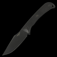 Hogue Extrak XL M4 Steel Black Cerakote Fixed Blade Knife Black G10 Handle