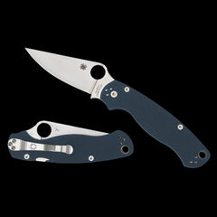 Spyderco Para Military 2 Pocket Knife Cobalt Blue G10