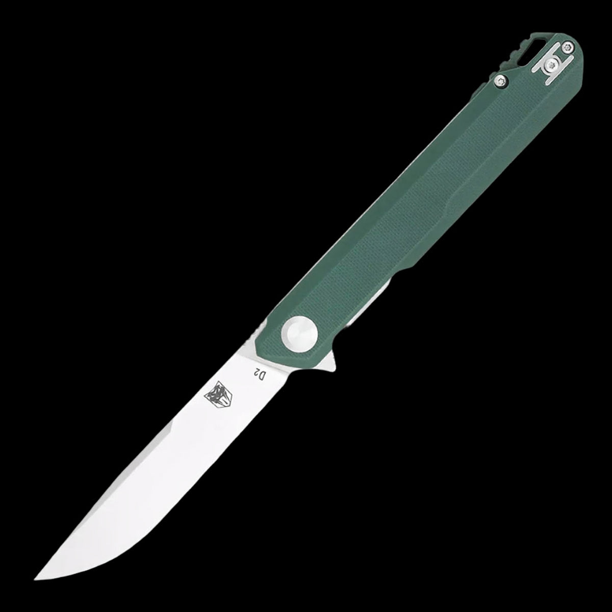 Cobratec Monarch D2 Pocket Knife G10 Green