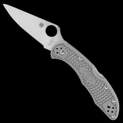 Spyderco Delica 4 Lightweight Pocket Knife Fray FRN Handle