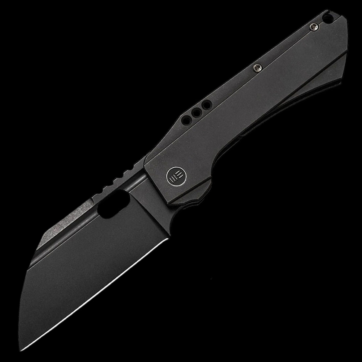 WE Knife Roxi 3 Front Flipper S35VN Pocket Cleaver - Black Titanium Handle