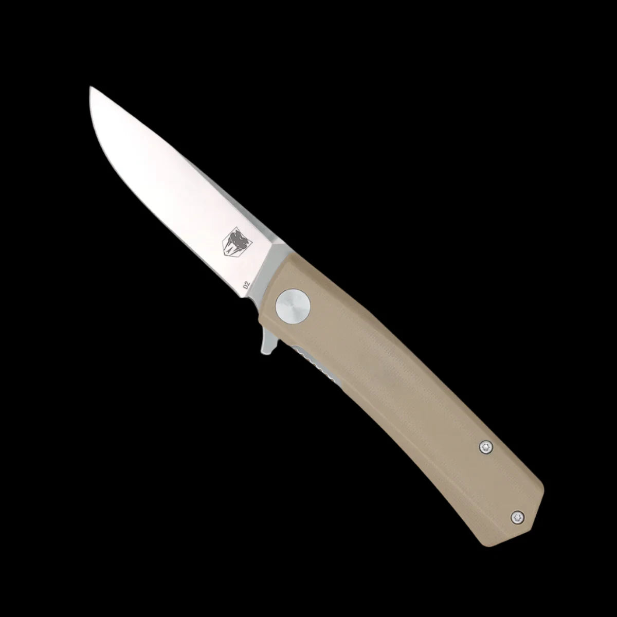 Cobratec Serpent D2 Ball Bearing Pocket Knife G10 Tan