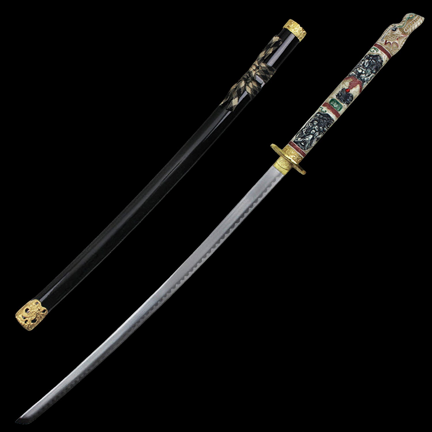 Highlander 2 Dragon Collectible Display Katana Sword (dull blade)