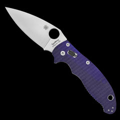 Spyderco Manix 2 Ball Bearing Lock S110V Folder Dark Blue G10 Handle