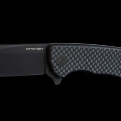 Ocaso Knives Strategy Folder Folder D2 - Carbon Fiber & G10 Black