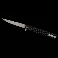 Ocaso Knives Solstice S35VN Satin Straight - Carbon Fiber