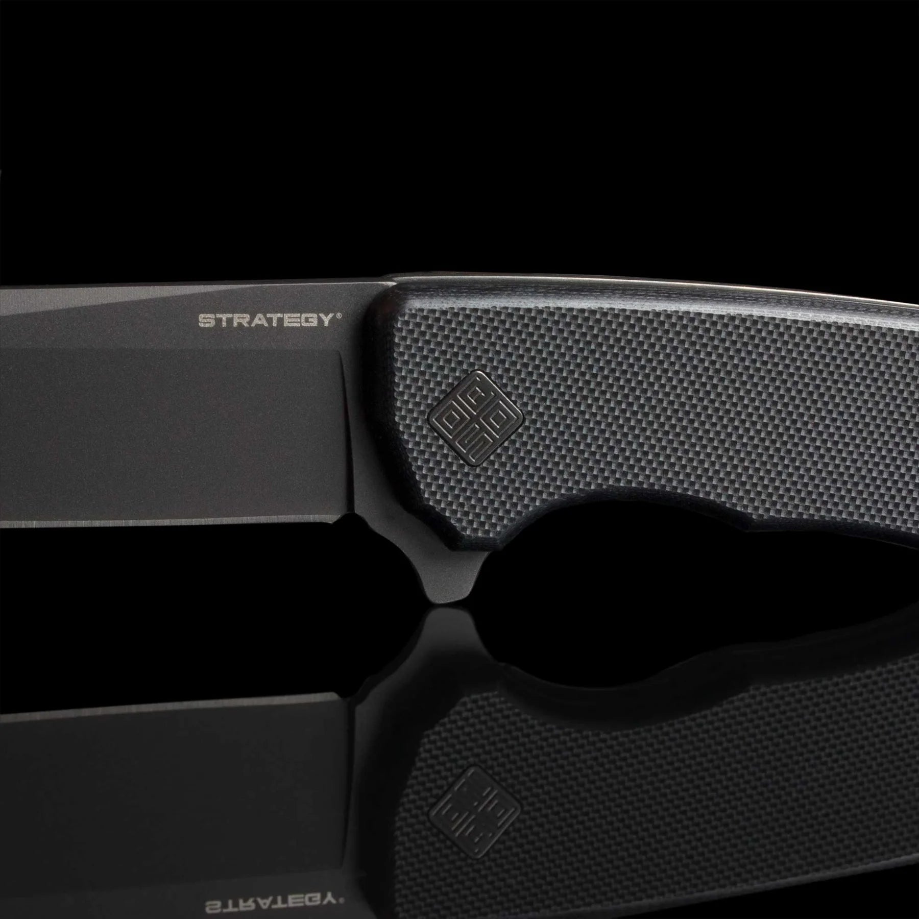 Ocaso Knives Strategy D2 - Black G10 Handle