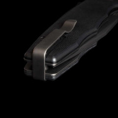 Ocaso Knives Strategy D2 - Black G10 Handle