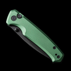 CIVIVI Altus Nitro-V Steel Button Lock Pocket Knife Green Aluminum