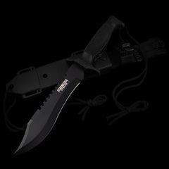 Bowie Knife 12" Black