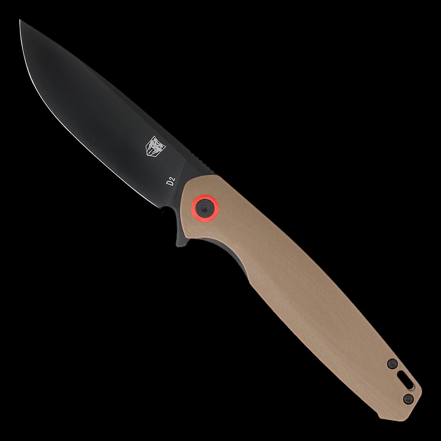 Cobratec Rath D2 Pocket Knife G10 Composite Brown