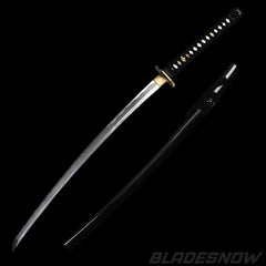 Kagemusha 1060 Steel Battle Ready Handmade Katana Sword Black