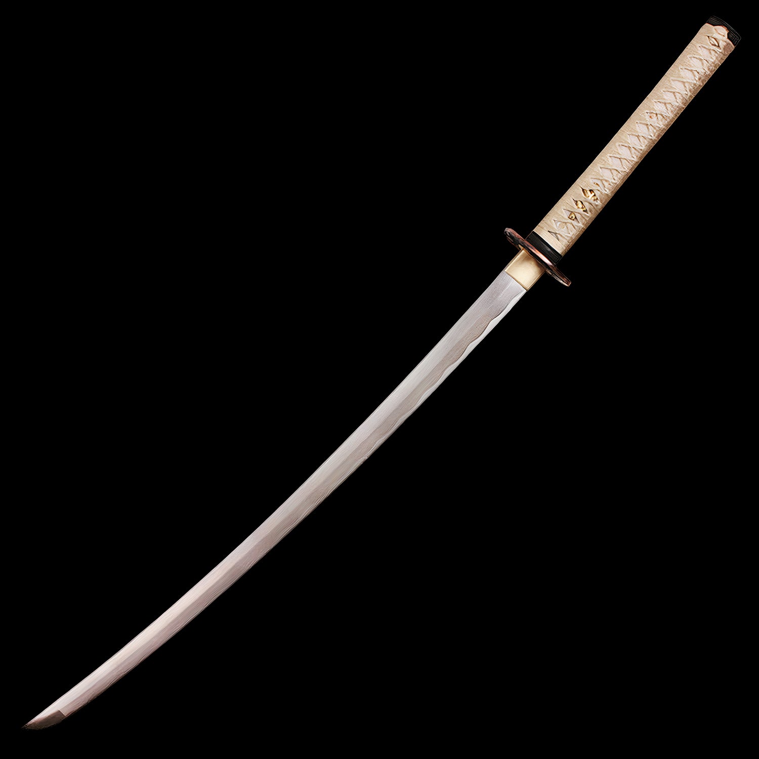 Onikiri Gold Battle Ready 1045 Steel Katana Sword Handmade