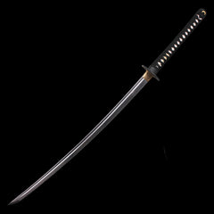 Onikiri Battle Ready Handmade 1045 Steel Samurai Katana Sword Black