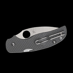 Spyderco Sage 5 Lightweight MAXAMET Steel Pocket Knife Gray FRN Handle