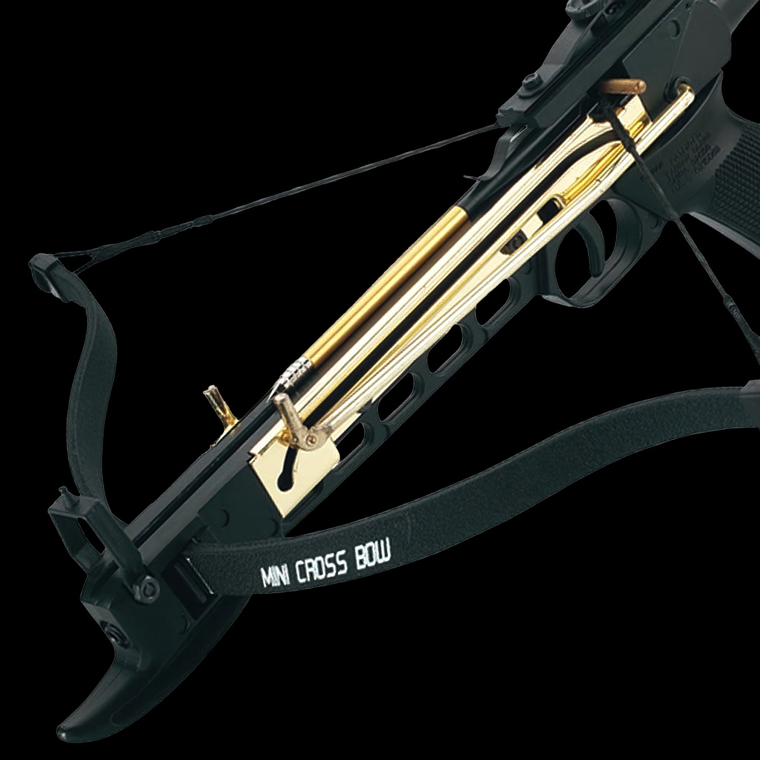 80LB Self Cocking Pistol Crossbow Gold