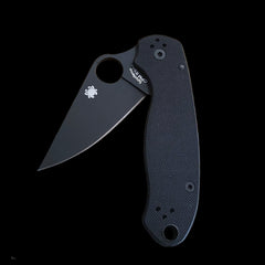 Spyderco Para Military 2 Pocket Knife S45VN Black G10