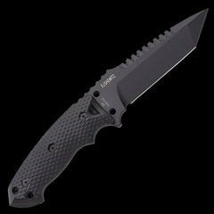 Hogue EX-F01 Black Cerakote Fixed Blade Tanto Knife G10 Handle