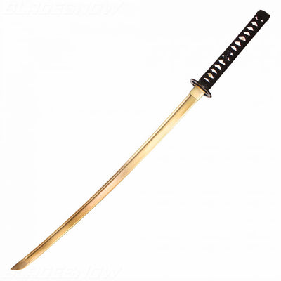 41" Handmade Battle Ready Golden Carbon Steel - Katana Sword