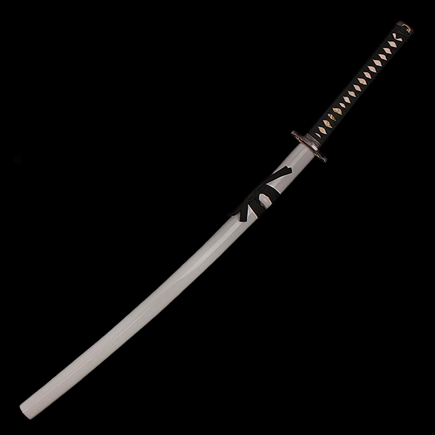 Onikiri Damascus Hand Forged Battle Ready Katana Sword - White