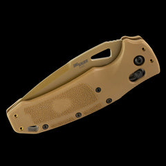 Hogue SIG K320 M17/M18 Coyote PVD S30V Pocket Knife Tan GFRP Handle