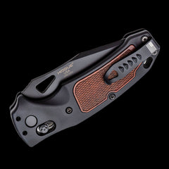 Hogue SIG K320 AXG Classic Black Cerakote S30V Pocket Knife Black Aluminum Handle