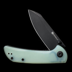 SENCUT Fritch Black Stonewashed Pocket Knife - G10 Handle