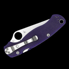 Spyderco Para Military 2 Pocket Knife S110V Dark Blue G10