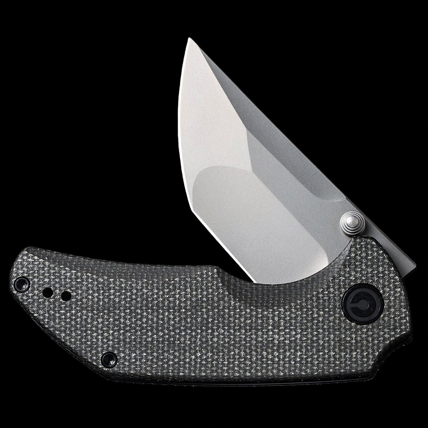 CIVIVI Thug 2 Nitro-V Tanto Pocket Knife Dark Green Micarta Handle