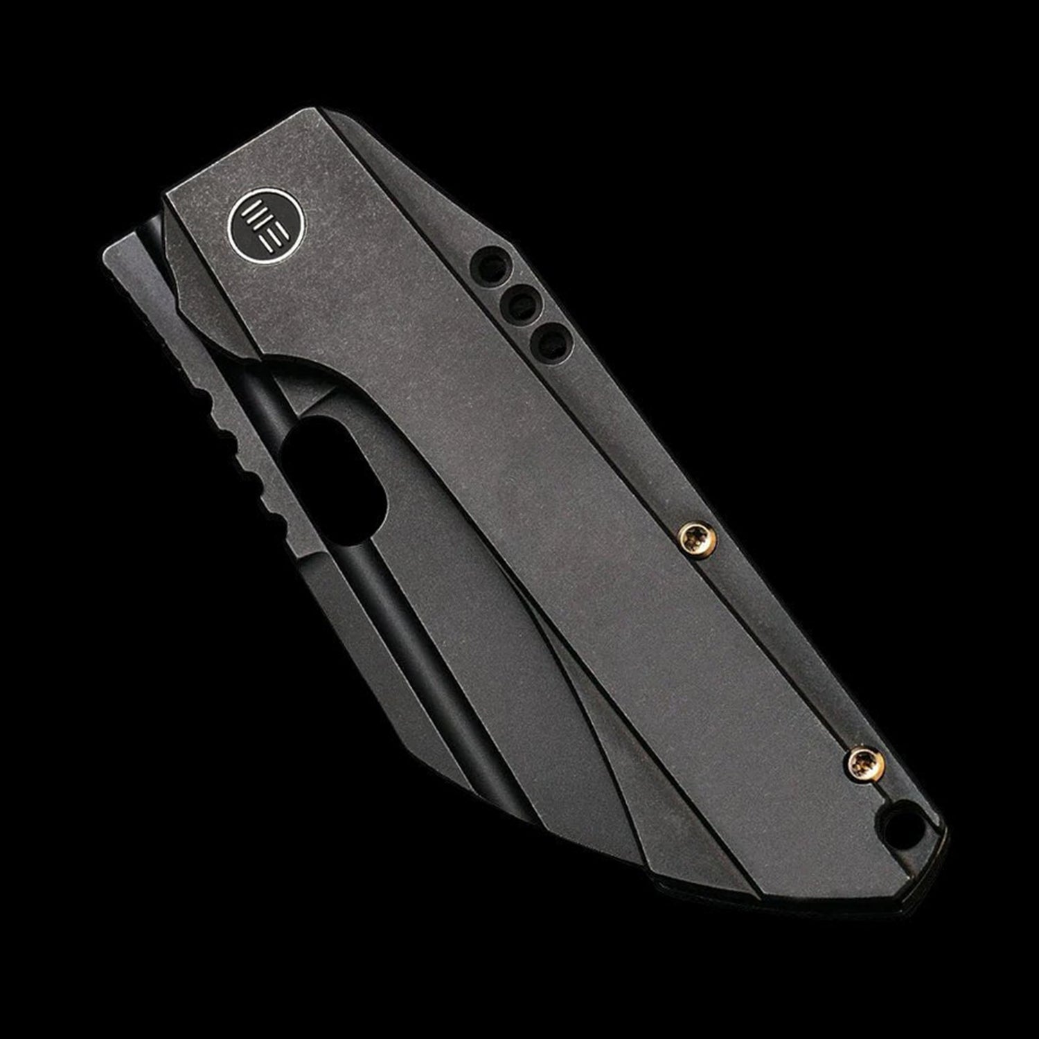 WE Knife Roxi 3 Front Flipper S35VN Pocket Cleaver - Black Titanium Handle